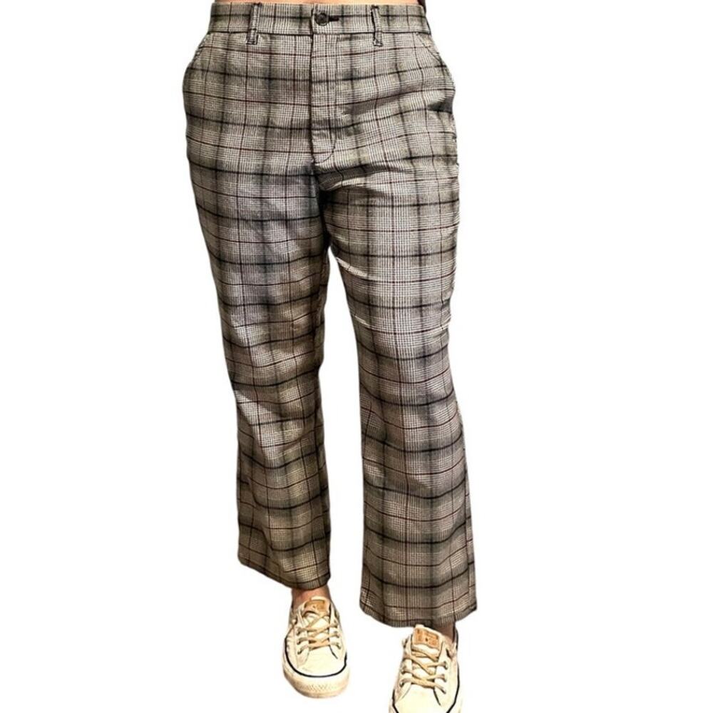 American Eagle 18 plaid super high rise skinny trouser P2 1984